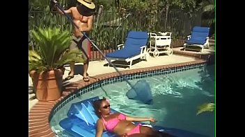 Fuck him by the pool  --- girl get a poolboy